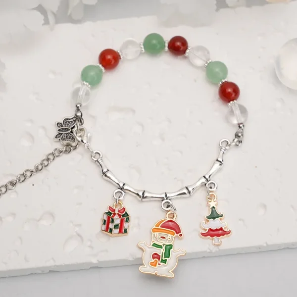 Christmas Bamboo Design Bracelet - Image 3