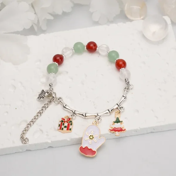 Christmas Bamboo Design Bracelet - Image 6