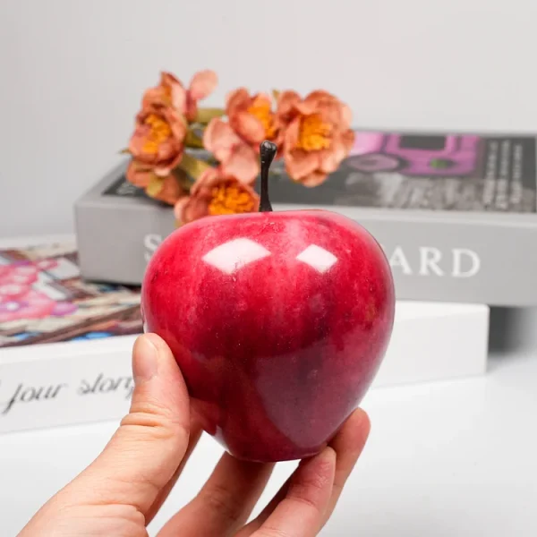 Marble Apple Carving - Image 3